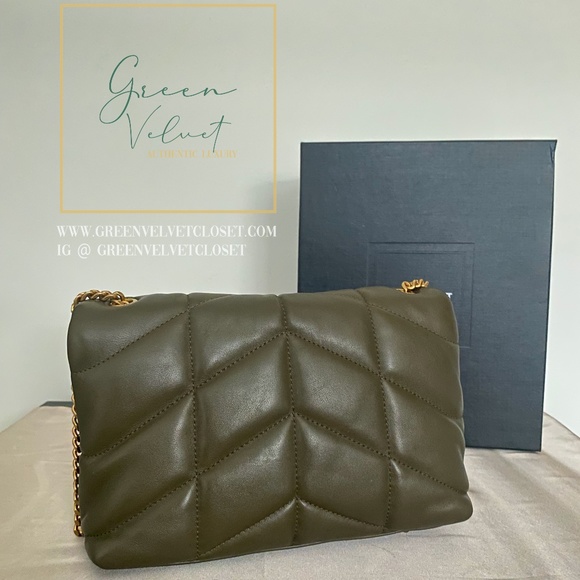 🚫SOLD 🤎Saint Laurent Puffer Toy Bag in Army Green 🤎 - Picture 7 of 7